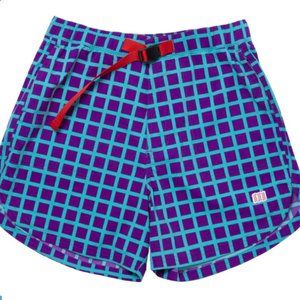 Topo Designs Purple and Blue Athletic Shorts
